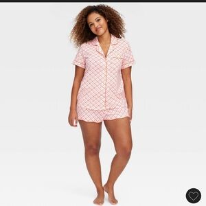 Roller Rabbit x Target Women's Pink Geometric Pajama Set